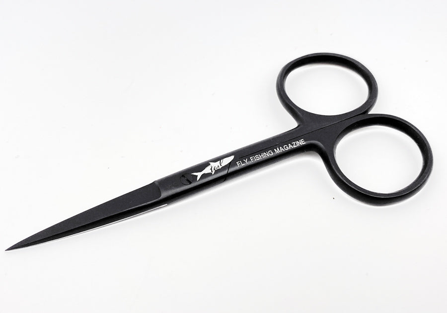 fly tying scissors - premium hair scissors for fly tying by tail fly fishing magazine