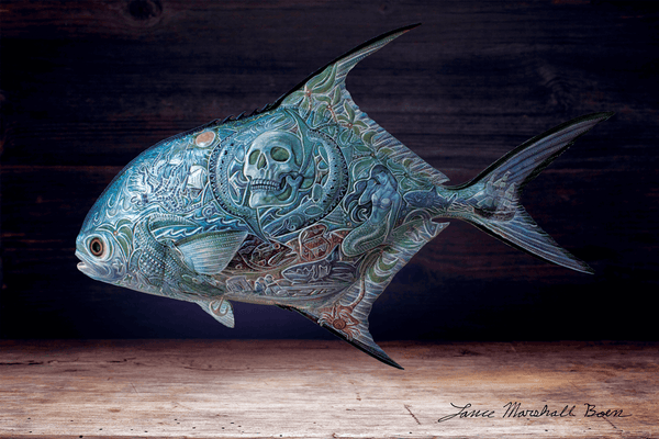 12″ x 18″ Florida Pirate Permit Print - Tail Magazine Fly Shop