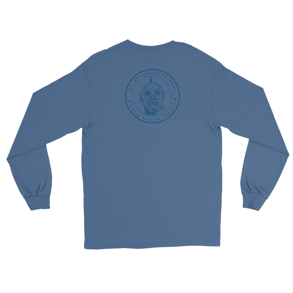 El Palometero Stamp - Men’s Long Sleeve Shirt - Tail Magazine Fly Shop