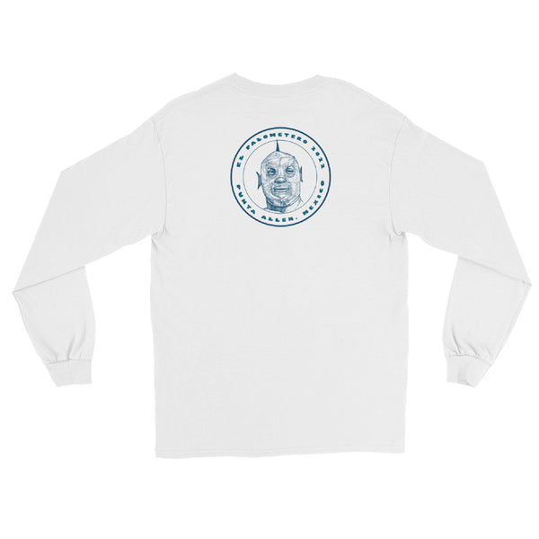 El Palometero Stamp - Men’s Long Sleeve Shirt - Tail Magazine Fly Shop