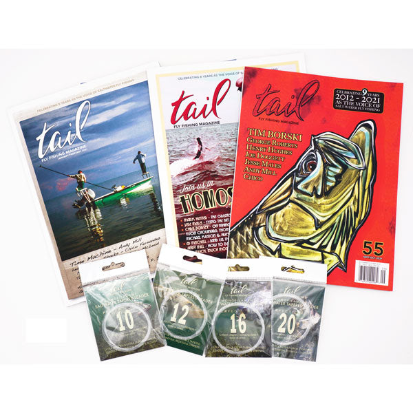 Monofilament Leaders plus 2 year subscription - Tail Magazine Fly Shop