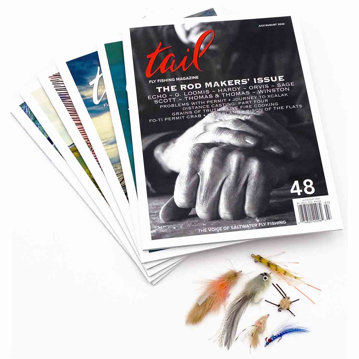 Saltwater flies plus 2 year subscription - Tail Magazine Fly Shop