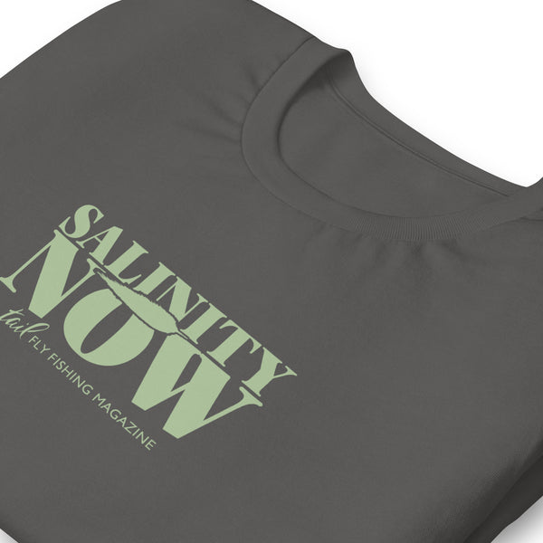 Salinity Now - Lt olive graphic SS - Tail Magazine Fly Shop
