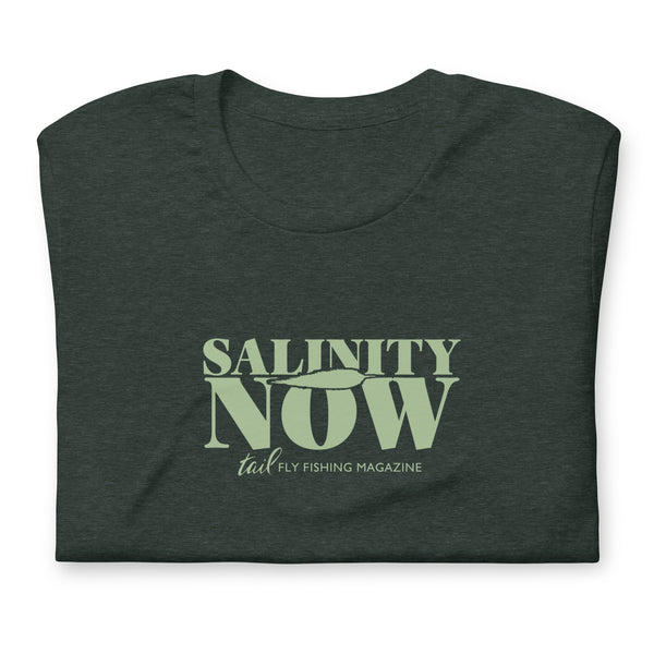 Salinity Now - Lt olive graphic SS - Tail Magazine Fly Shop