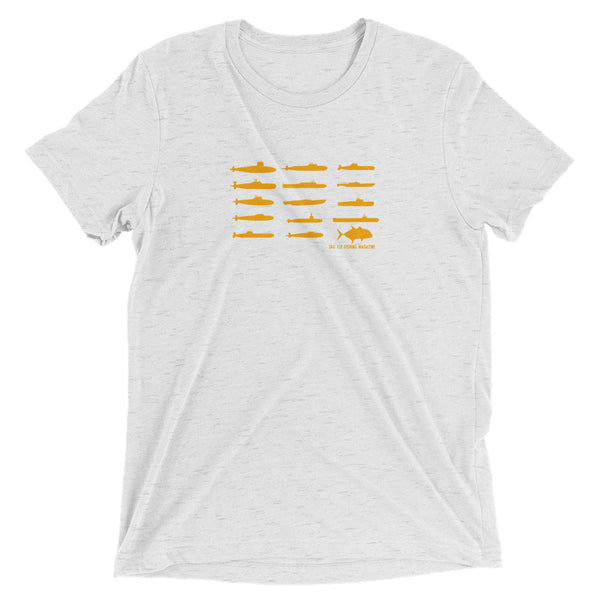 Gt Submarine Tee Shirt (blaze) - Tail Magazine Fly Shop